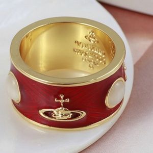 Vivienne Westwood red ring size 8